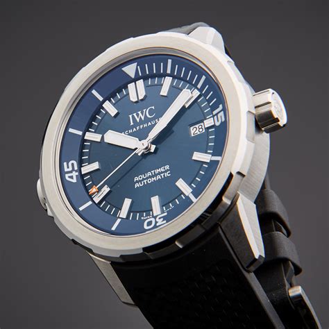 iwc aquatimer cousteau chronograph limited|IWC aquatimer wrist watch.